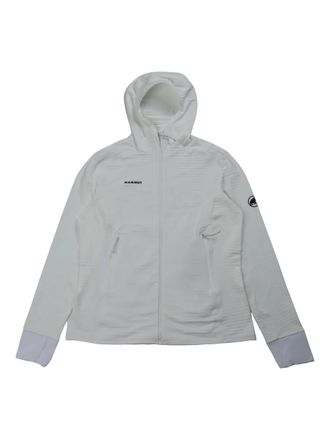 Mammut logo-print jacket - White