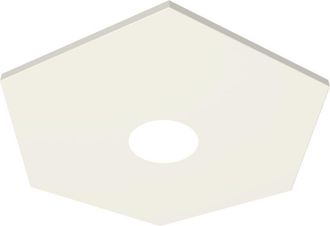 Lumicom Lumicom - river hex Plafoniera, 1x GX53, max 8W, metallo, bianco lucido, 25x25cm