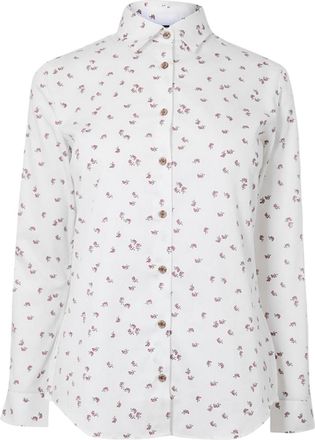 Musto Country Birds-shirt voor dames (Wit)