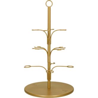 OEM Artes&agrave; &Aacute;rbol Para Servir C&oacute;cteles Y Aperitivos De Acero Inoxidable, 34 X 54 Cm, En Caja De Regalo, Dorado