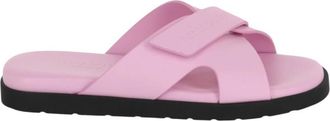 Ferragamo Ferragamo Fidal Leather Slides