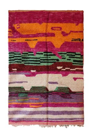 AFK Living Alfombra bereber marroqu&iacute; de pura lana 174 x 264 cm