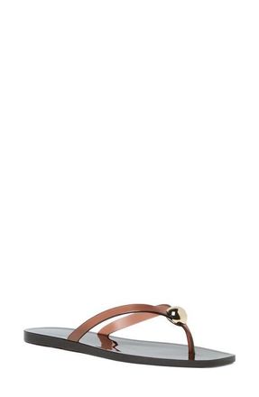 Loeffler Randall Jovie Jelly Flip Flop in Brown at Nordstrom, Size 10