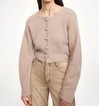 By Malene Birger Zharea Cardigan In Cobblestone