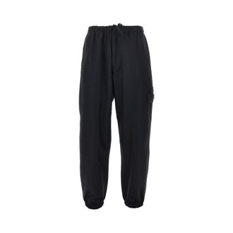 Stone Island Flannel pants with Logo Badge Man 33