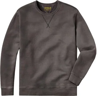 Steel City Mens Vintage Crewneck Sweatshirt In Black