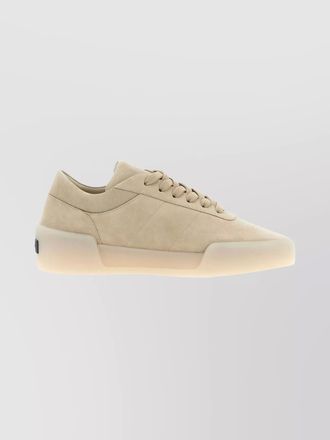Fear of God suede sneakers with rubber sole and round toe