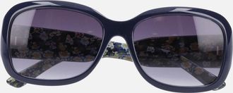 Ted Baker Womens Ted Baker Womens Charlotte Sunglasses in Dark Blue/Milky White