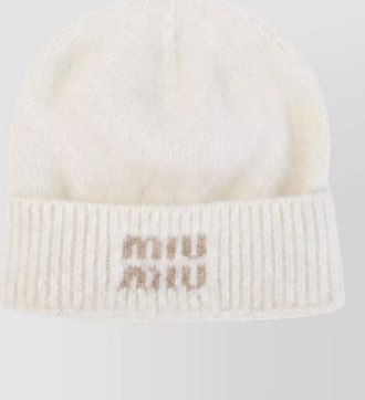 Miu Miu ribbed beanie