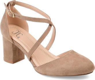 Journee Collection JOURNEE Foster Pump in Taupe at Nordstrom Rack, Size 10