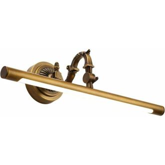 OEM L&aacute;mpara De Espejo De Ba&ntilde;o Led Vintage, Iluminaci&oacute;n De Ba&ntilde;o De Lat&oacute;n, Ip44, Iluminaci&oacute;n Impermeable Para L&aacute;mparas De Espejo De Tocador, 8 W, 630 Lm, 40