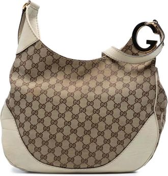 Gucci 2016-2025 GG Charlotte canvas crossbodytas - Bruin