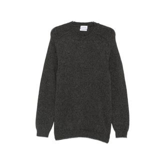 Scaglione Ribbed-knit Raglan-sleeve Sweater