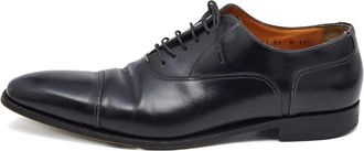 Santoni Oxford in pelle - Nero