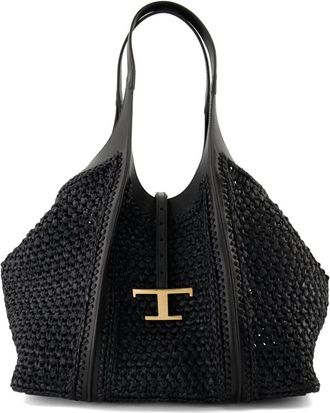 Tod's Borsa tote T Timeless media - Nero