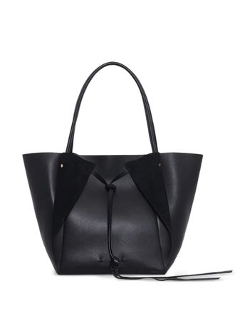 Gabriela Hearst Marija leather tote bag - women - Lambskin/Calf Suede/Calf Suede - One Size - Black