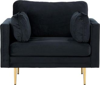 VE DESIGN Design Samtsessel Boom Schwarz