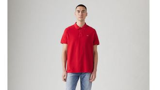 Levi's Standard Housemark Polo - Mens - XS - Red