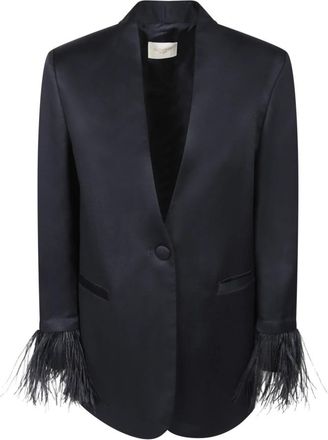 Incotex Single-breasted Jasje - Dames - Blazers - Zwart - M - Wol - Jassen