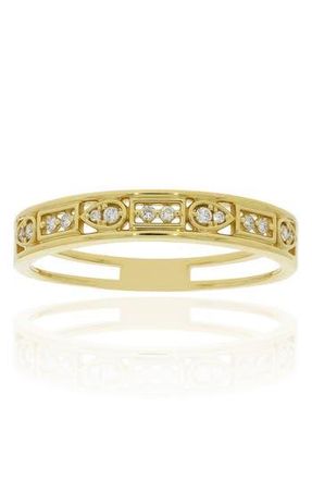 Bony Levy Florentine 18K Yellow Gold Diamond Stackable Ring at Nordstrom Rack, Size 6.5
