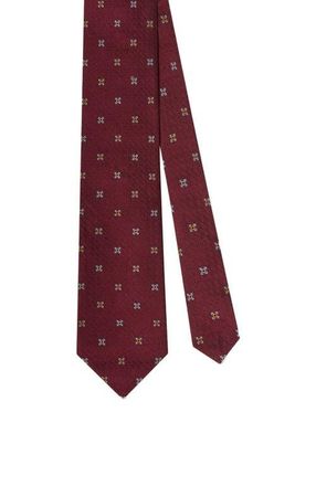 Robert Talbott Robert Neat Necktie in Burgundy at Nordstrom