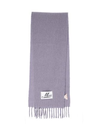 Marni Viola Alpaca Blend Fringed Scarf