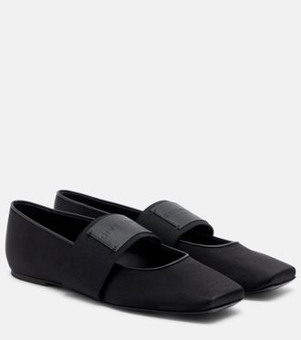 Givenchy Sliced Square satin ballet flats