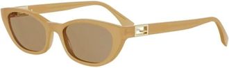 Fendi 1Qpw5Ik0A - unisex - Fendi - Sunglasses - Beige - 54 MM - Accessories
