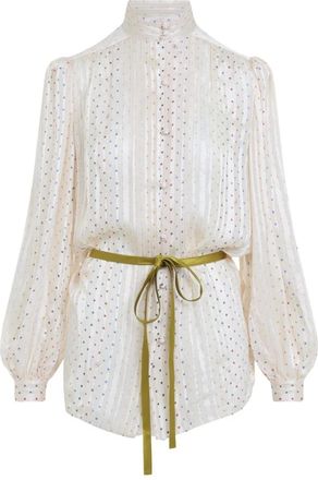 Valentino Overhemden, Dames, Veelkleurig, S, Stars Shirt