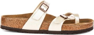 Birkenstock Sliders, female, White, 8 UK, Mayari Regular Fit