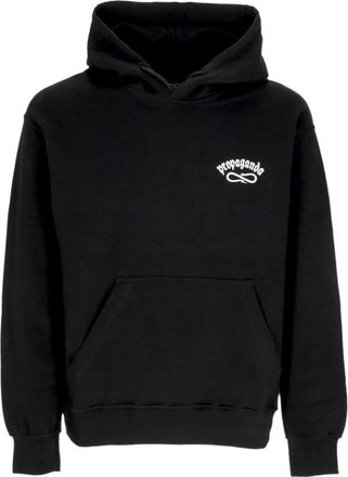 PROPAGANDA Hombre, Sudaderas, Negro, Talla: L