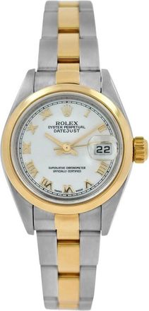 Rolex Pre-owned Rolex Datejust Automatic Chronometer White Dial Ladies Watch 79163 WRO
