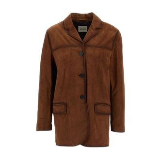 Arma Chaqueta de ante con cuello campamento Sendy - Jackets - Mujer - Marr&oacute;n - 2XS
