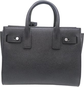 Saint Laurent Pre-owned Vintage Handtas - Dames - Vintage Handtas - Zwart - ONE Size - Leer - Vintage