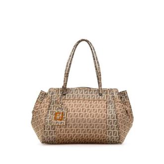 Fendi Pre-owned Tote Bags, female, Brown, Size: ONE SIZE Pre-owned Tote Bag