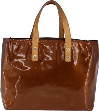 Louis Vuitton Reade Handbag Monogram Vernis Brown Patent_Leather Handbag (Pre-Owned)