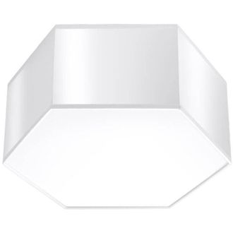 GreenIce Greenice - Sollux Lighting Sunde Plaf&oacute;n Decorativo Empotrado, Blanco, 13,5cm