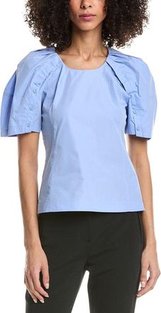 3.1 Phillip Lim Bloom Sleeve Scoop Neck Top