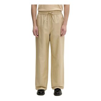 Karl Lagerfeld Heren, Broeken, Beige, Maat: S Katoen