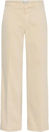 MY ESSENTIAL WARDROBE Wijde broek - Dames - Broeken - Beige - Maat: 2XS L32