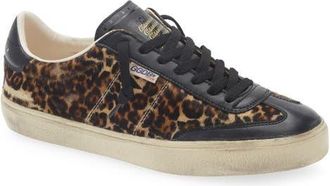 Golden Goose Soul Star Genuine Calf Hair Sneaker in Beige Brown Black Leo/Black at Nordstrom, Size 10Us