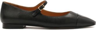 Kazar Leren platte pumps met gelakte neuzen - Dames - Ballerinas - Zwart - 40 EU - Leer - Schoenen