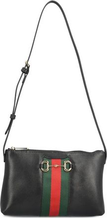 Gucci Mini Horsebit-detail Web-stripe Shoulder Bag