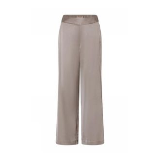 Gustav Wide Trousers, female, Beige, Size: 2XL Elegant Wide Leg Trousers Atmosphere