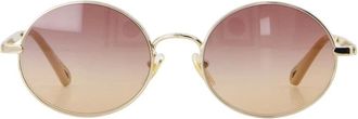 Chlo&eacute; Ch0326S Zonnebril - Dames - Accessoires - Geel - Maat: 55 MM Nylon