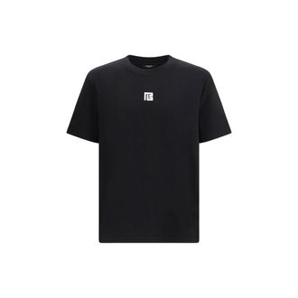 Balmain Black Modal Mens T-Shirt