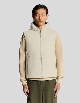 Lyle & Scott Lyle And Scott Mens Shell Gilet - Brown - Size: 38/Regular