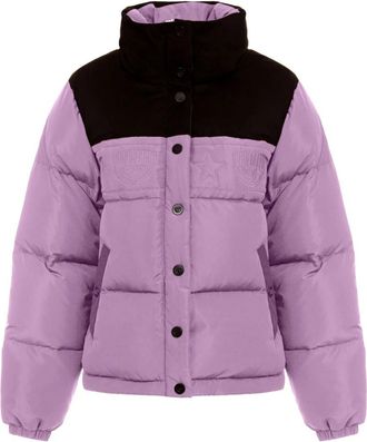 Chiara Ferragni Down Jacket - Dames - Gewatteerde jassen - Paars - M - Jassen