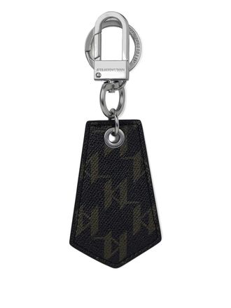 Karl Lagerfeld monogram keyring - men - Polyurethane - One Size - Black