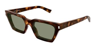 Saint Laurent SL 633 CALISTA 003 Womens Sunglasses Tortoiseshell Size 57